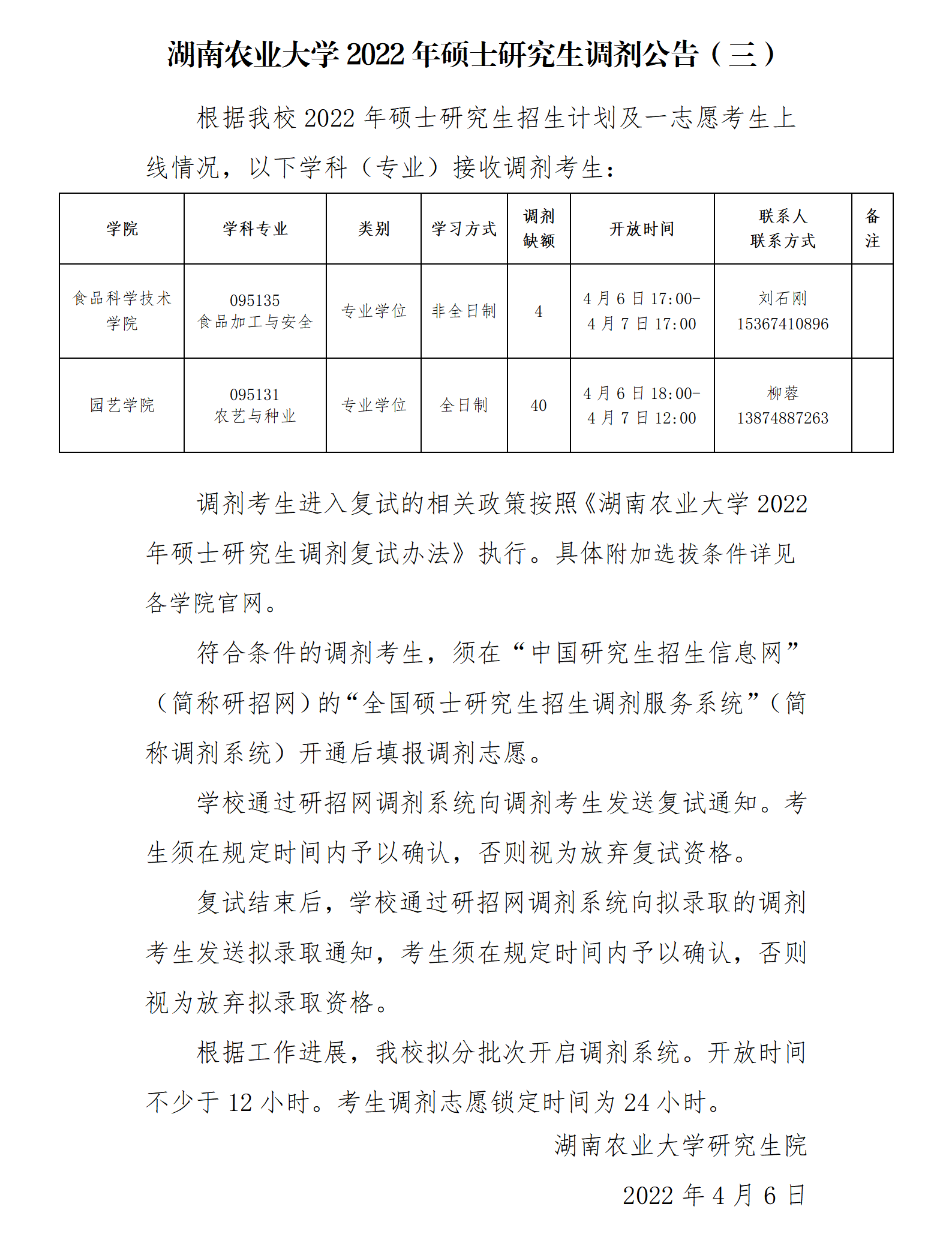 湖南农业大学2022年硕士研究生调剂公告（三）_01.png